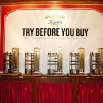 Mechanical sample machines for Kiehl's 160 year retrospective